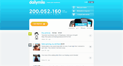 Desktop Screenshot of dailymile.com