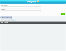 Tablet Screenshot of dailymile.com